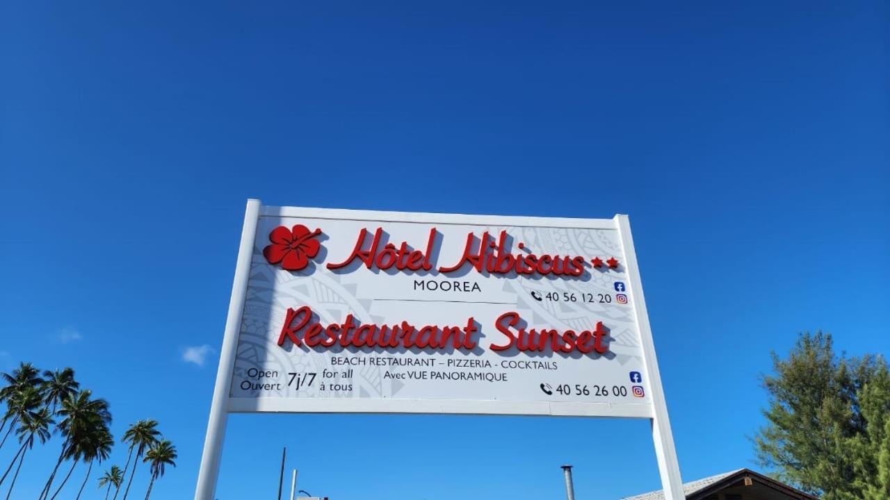 Hotel Hibiscus Papetoai Eksteriør billede
